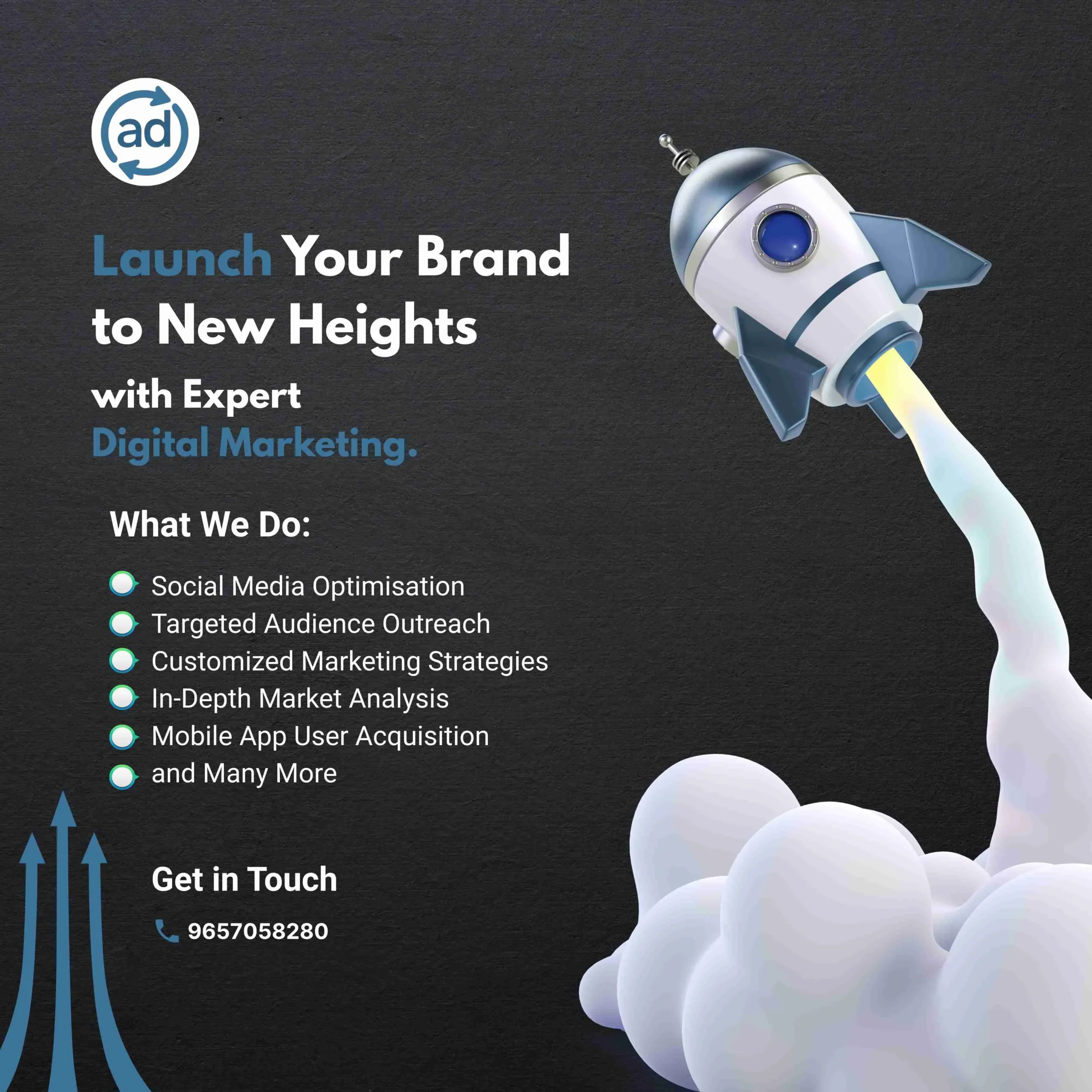 AdSync Solutions branding graphic design post